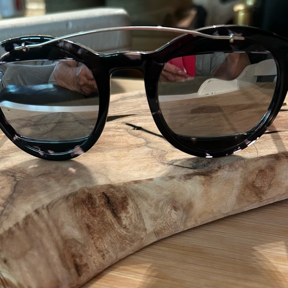 Christian Dior Mania1 mirrored lenses, tortoiseshell and silver - Picture 3 of 10